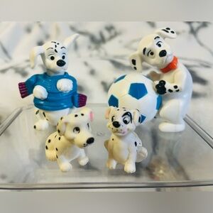 1996 VTG 101 Dalmatians McDonalds Happy Meal toys - Lot of 4